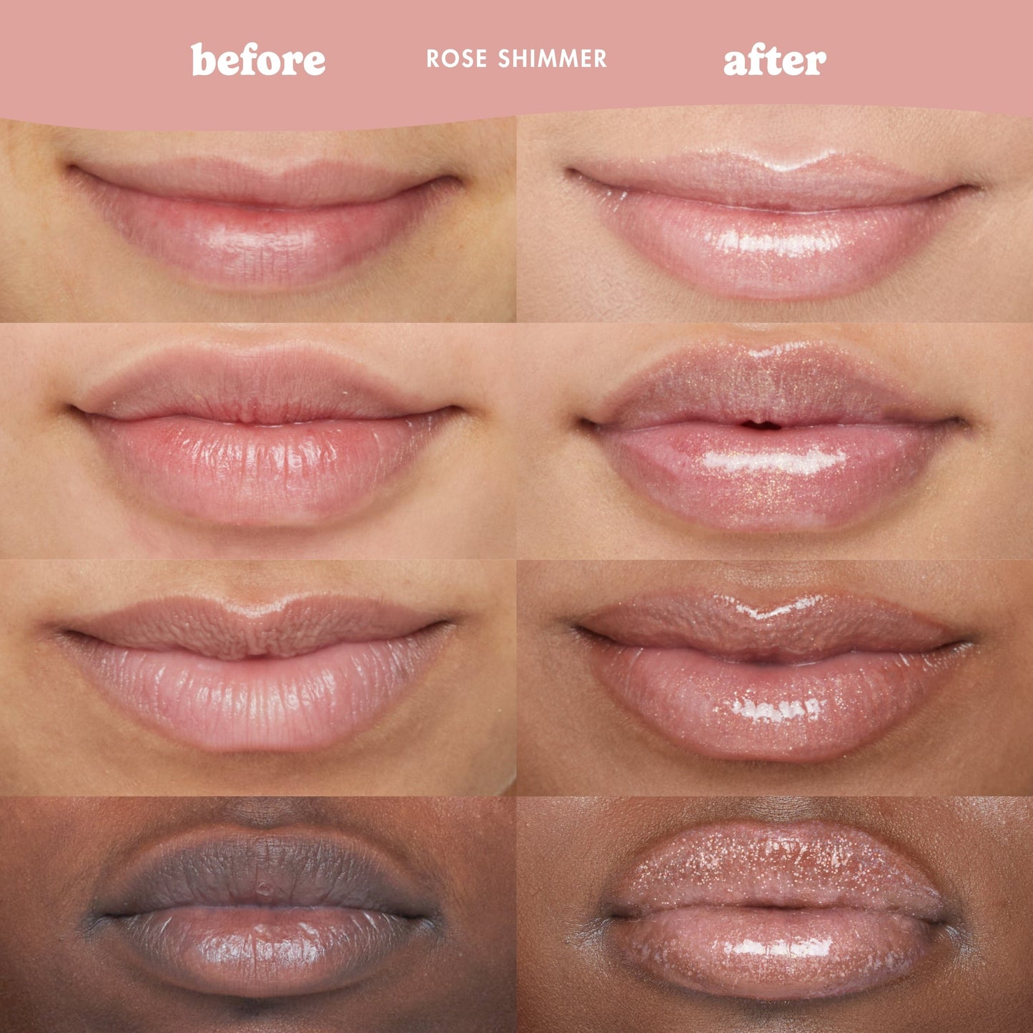 Rose Sugar Shimmer Smoothie Lip Treatment