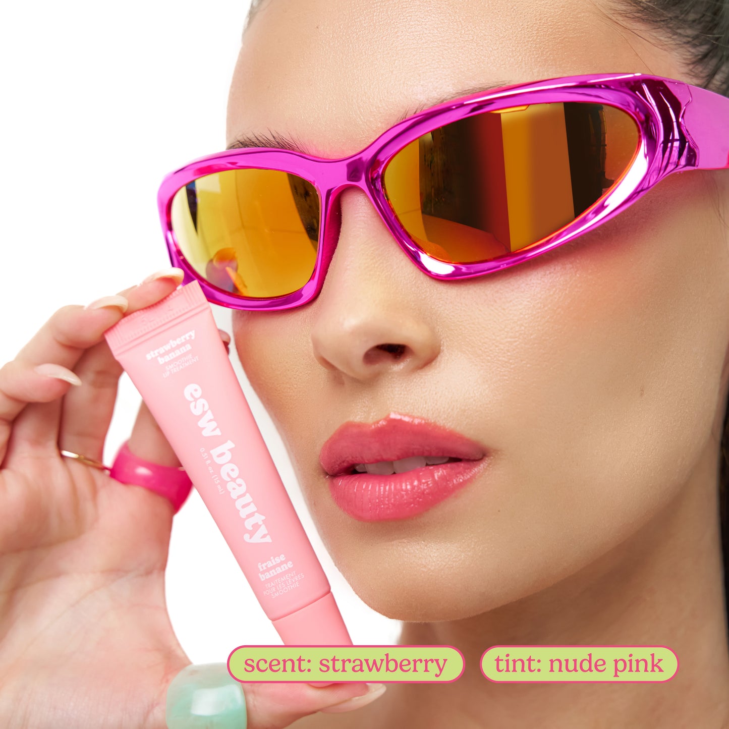 Strawberry Banana Smoothie Lip Treatment
